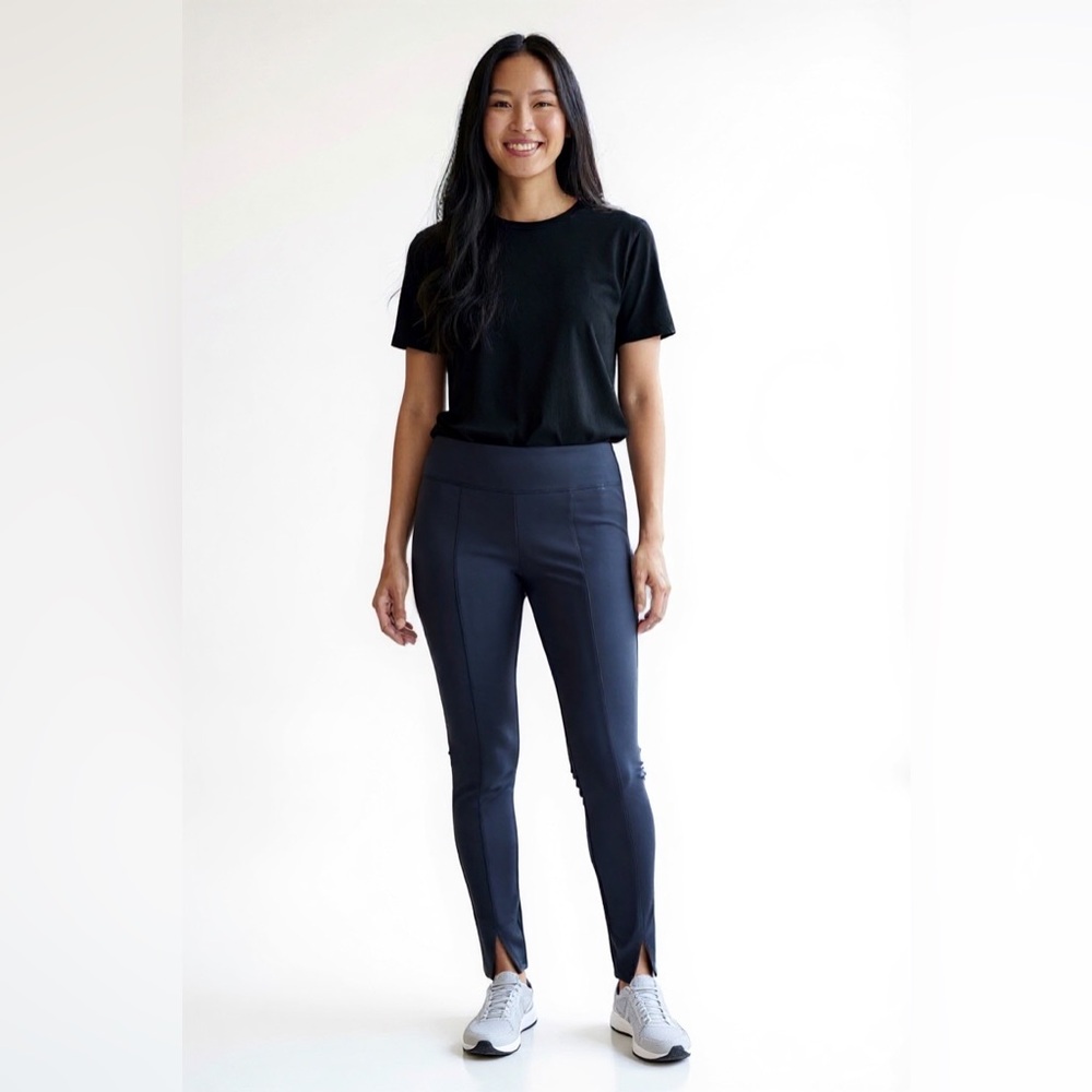Athleta Black Interstellar Tights Size 12